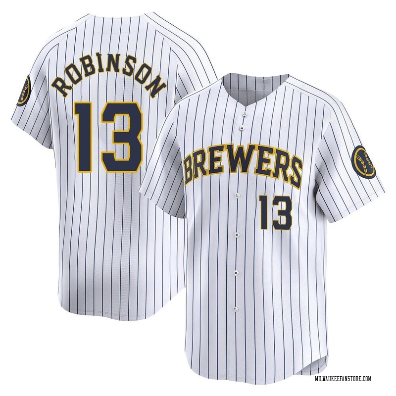 Glenn Robinson Men's Milwaukee Brewers Alternate Jersey - White Limited