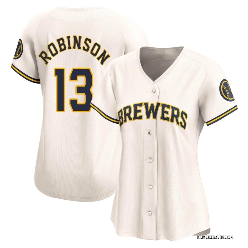 Glenn Robinson Women's Milwaukee Brewers Home Jersey - Cream Limited