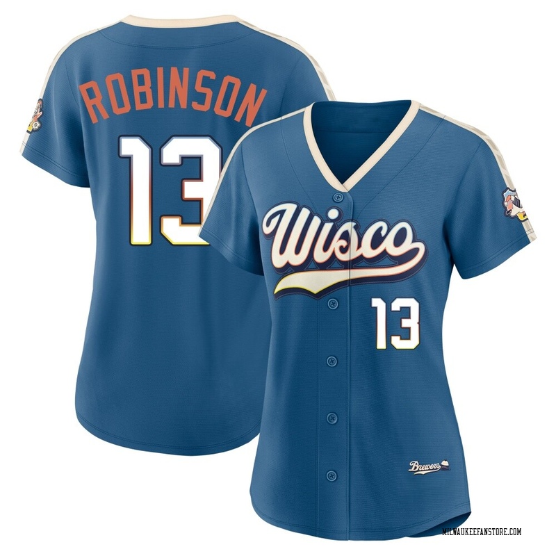 Glenn Robinson Women's Milwaukee Brewers Mineral 2026 City Connect Stadium Jersey - Blue Limited