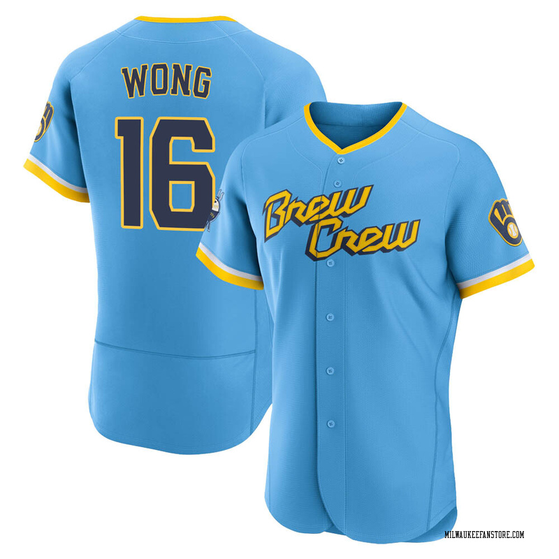 Kolten Wong Jersey, Authentic Brewers 
